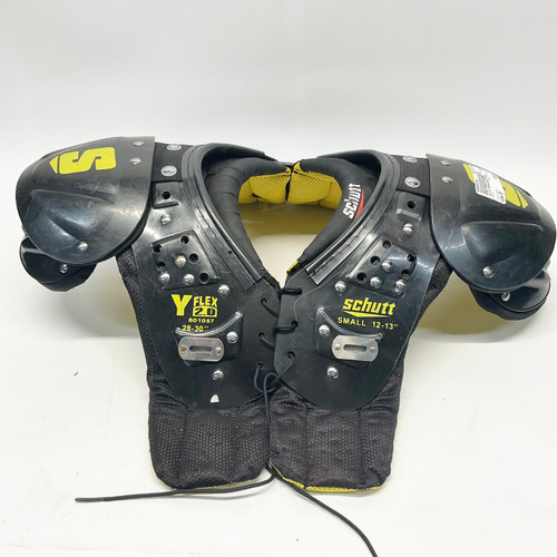 Used Schutt Y FLEX 2.0 FB Shoulder Pads Black SM 11805-S000054762