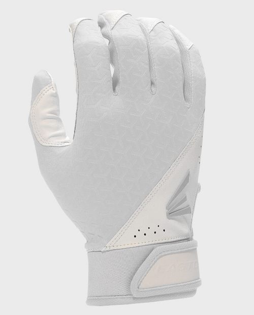 New Easton FUNDAMENTAL FP BB/SB Batting Gloves White And White SM 11821-RAW8071357
