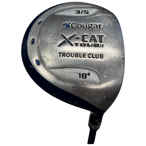 Used Cougar Golf X-CAT TOUR II TROUBLE CLUB Mens Fairway Wood Right Hand Navy Blue 5 Wood 11730-S000062937