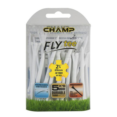 Vist Large View of Product Image Which is New FLY TEE 2 3/4" WHT