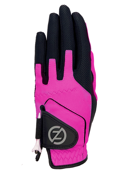 Vist Large View of Product Image Which is New JR LH Zero Friction Pink Golf Glove