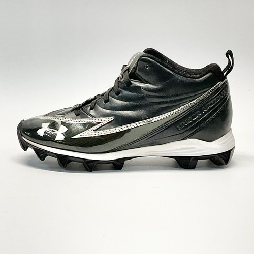 Vist Large View of Product Image Which is Used Under Armour HAMMER Jr FB Cleats Black Junior 05