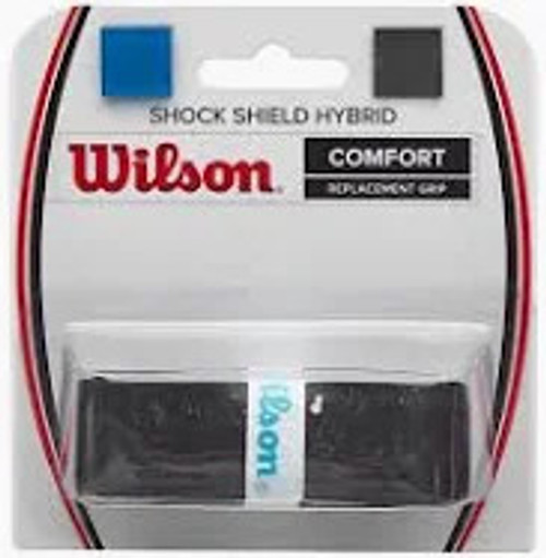 New Wilson SHOCK SHIELD HYBRID GRIP 11484-WILWRZ4207 Vist Large View of Product Image Which is New Wilson SHOCK SHIELD HYBRID GRIP