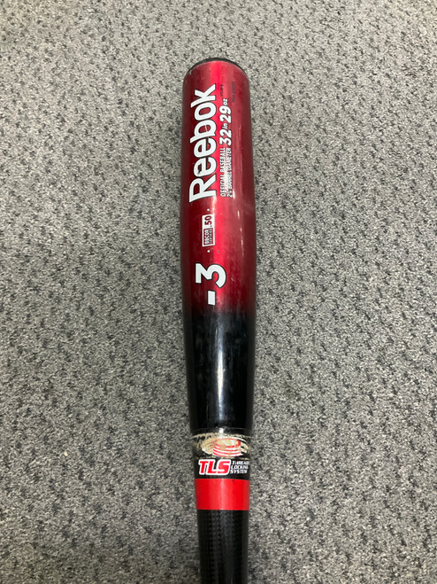 Used Reebok VECTOR-TLS BB/SB High School -3 Bat 32"