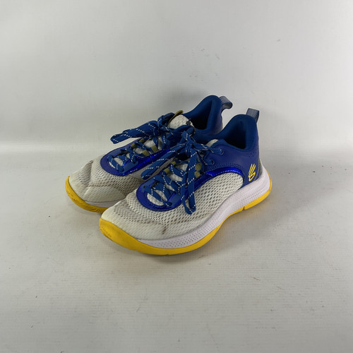 Used Under Armour Basketball Shoes Y White Junior 05 11834-S000031807