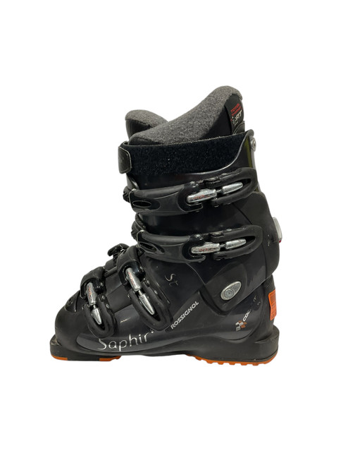Used Rossignol SAPHIR Womens DH Ski Boot Grey 245 MP - M06.5 - W07.5 11847-S000024429