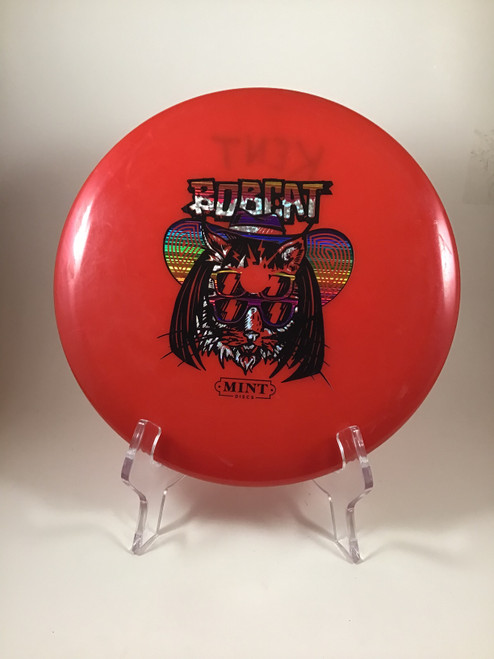 Vist Large View of Product Image Which is Used MINT SUBLIME BOBCAT Disc Golf Mid Range Red 177g