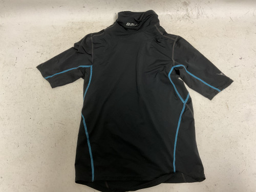 Used Bauer 1042860 KEVLAR Hockey Tops Junior Black And Carolina Blue MD 11855-S000180018