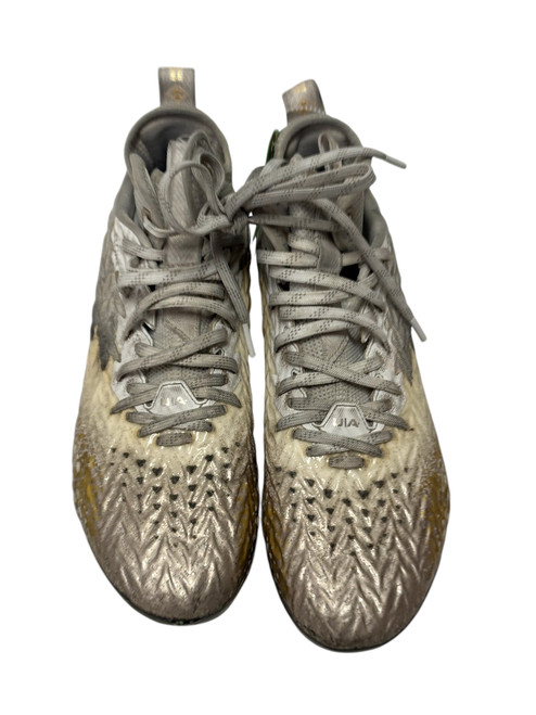 Vist Large View of Product Image Which is Used Under Armour SPOTLIGHT 4 MC 3028343-100 Mens Football Cleats White Size 10