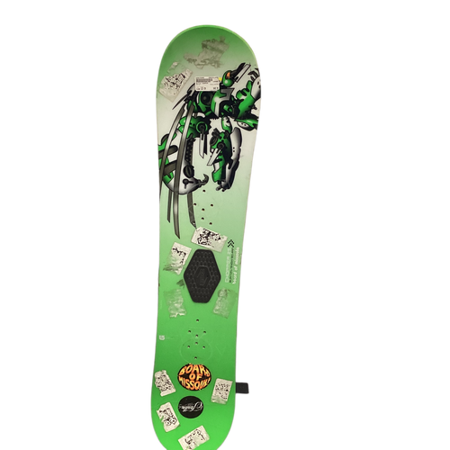 Vist Large View of Product Image Which is Used Burton CHOPPER Boys Snowboard Only Green 123 cm