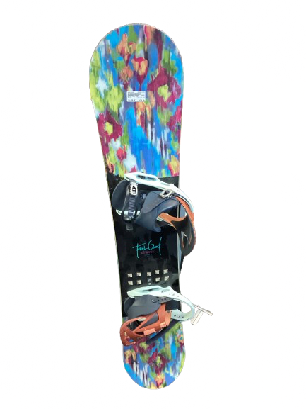 Vist Large View of Product Image Which is Used Burton FEEL GOOD Mens Snowboard Only Royal Blue 155 cm