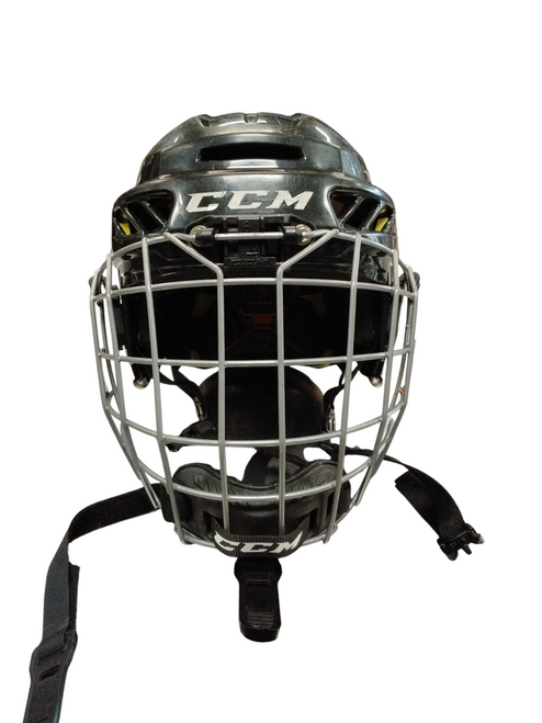 Vist Large View of Product Image Which is Used CCM D30 Helmet Cage Combo Black SM 11866-S000020801