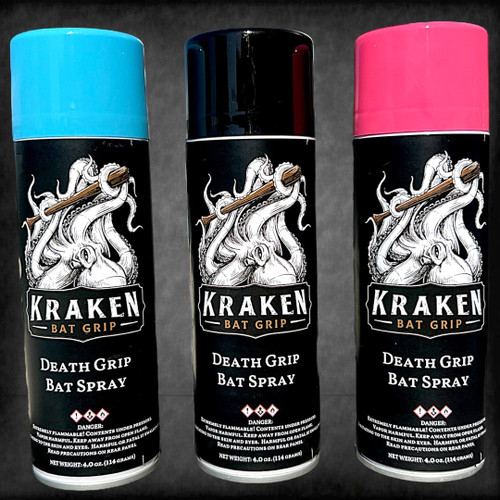 Vist Large View of Product Image Which is New KRAKEN DEATH GRIP BAT SPRAY