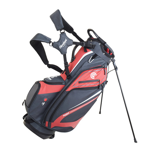 Vist Large View of Product Image Which is Cleveland 14 Way Lightweight Stand Bag Black/Red #12108691