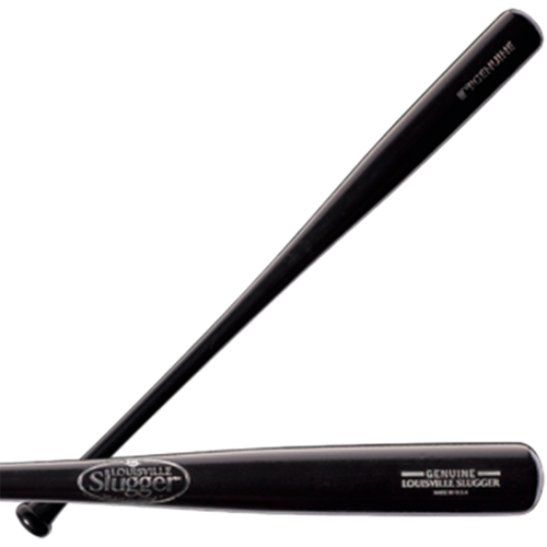 Vist Large View of Product Image Which is New Louisville Slugger Genuine Mix Unfinished Black Wood Baseball Bat- 32"