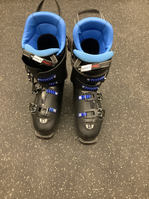 Vist Large View of Product Image Which is Used Salomon XMAX100 Mens DH Ski Boot Black 275 MP - M09.5 - W10.5