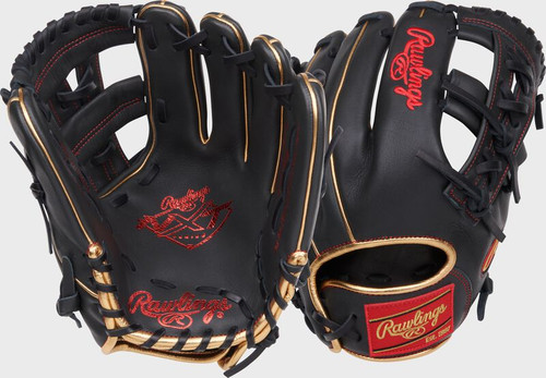 Vist Large View of Product Image Which is New Rawlings NXT SERIES DARK SHADOW BB/SB Glove RH Throw None 11 1/2"
