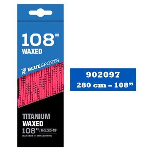 Blue Sport Wax Laces 