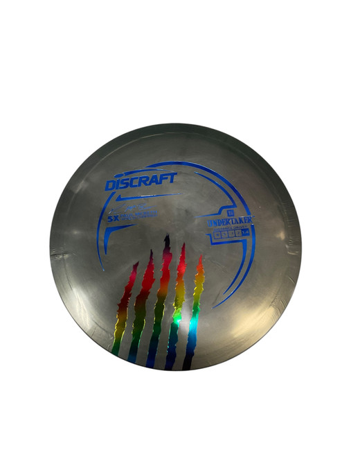 Vist Large View of Product Image Which is New Discraft TI UNDERTAKER 5X CLAW PM Disc Golf Mid Range Grey 171g 11768-S000220609