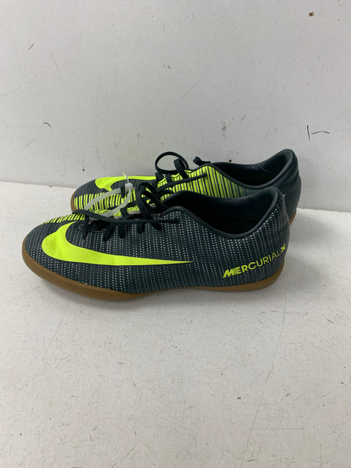 Vist Large View of Product Image Which is Used Nike MERCURIAL INDOOR Soccer Indoor Shoes Dark Green Junior 03
