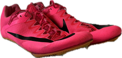Vist Large View of Product Image Which is Used Nike Track & Field Cleats Adult Neon Pink Senior 8.5