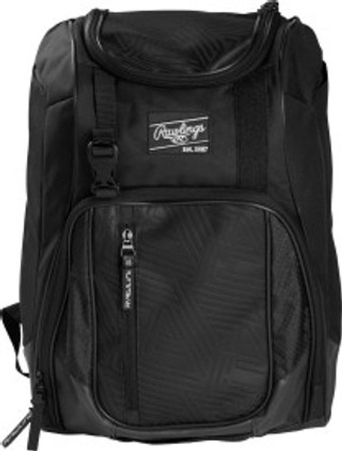 Vist Large View of Product Image Which is Rawlings Chaos Franchise Backpack Black #AMACHAOS