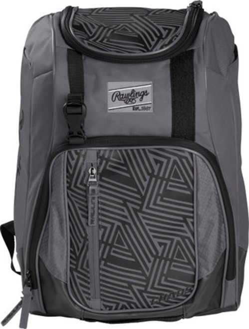 Rawlings Chaos Franchise Backpack Grey #AMACHAOS Vist Large View of Product Image Which is Rawlings Chaos Franchise Backpack Grey #AMACHAOS