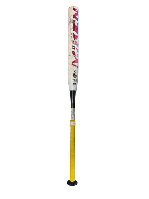 Vist Large View of Product Image Which is Used Miken FREAK PT MAXLOAD PLATINUM BB/SB Slowpitch Bat 34"