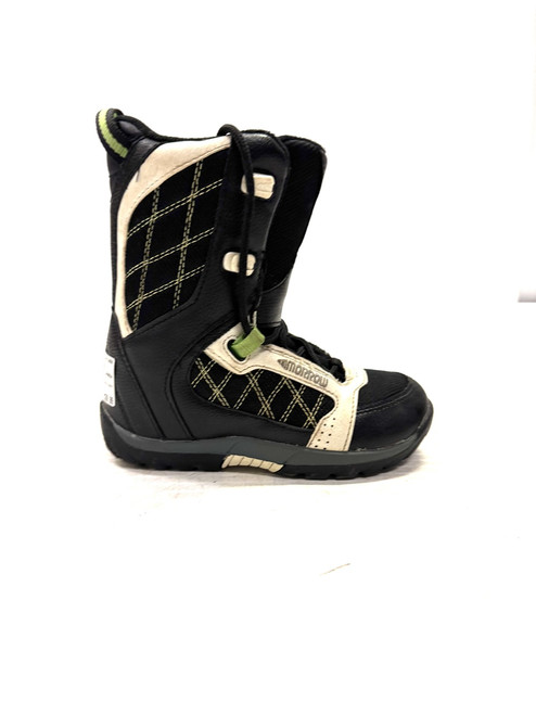 Used Morrow YOUTH BOOT Boys Snowboard Boots Black Junior 02 11860-S000286441