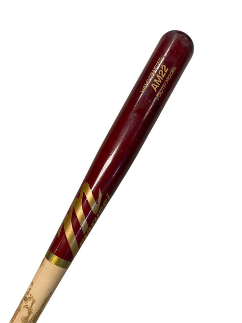 Vist Large View of Product Image Which is Used Marucci AM22 YOUTH MODEL BB/SB Wood Bat 30"