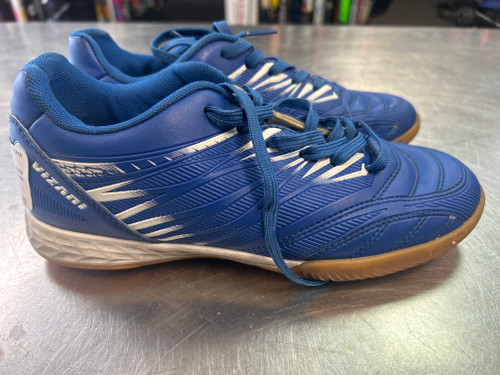 Vist Large View of Product Image Which is Used Vizari Soccer Indoor Shoes Royal Blue Senior 7