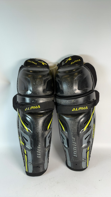 Used Warrior LX 30 Intermediate Shin Guards Black 12" 11894-S000011128