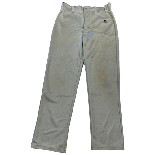 Used Adidas BBA12016 Baseball Pant Boys Grey Large 11730-S000063136