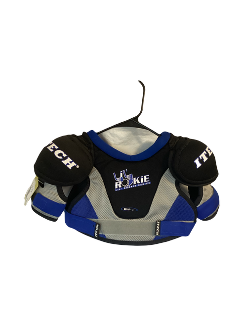 Vist Large View of Product Image Which is Used Itech LIL ROOKIE Youth Shoulder Pads LG