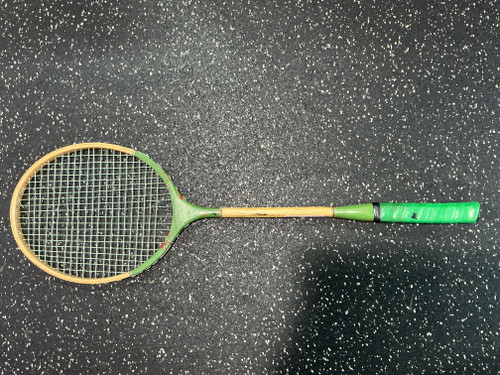 Vist Large View of Product Image Which is Used WOODEN BADMINTON RACQUET Adult Badminton Racquet Royal Blue Unknown