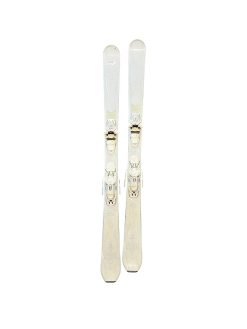 Used Salomon LUAN Womens DH Ski/Binding White 144 cm 11820-S000037837