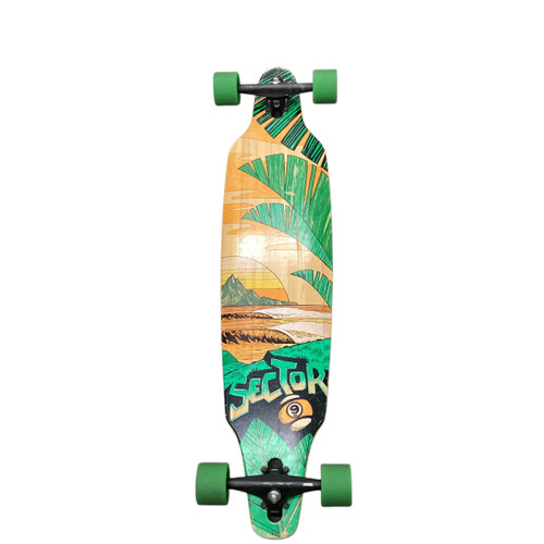 Used Sector 9 9 BALL Complete Skateboard Tan Long 11760-S000071948
