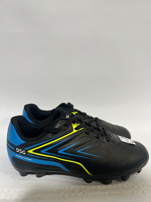 Vist Large View of Product Image Which is Used Soccer Cleats Black And Sky Blue Youth 12.5 11843-S000010123