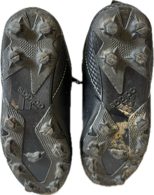 Vist Large View of Product Image Which is Used Adidas Soccer Cleats Black Youth 12.0 11894-S000011648