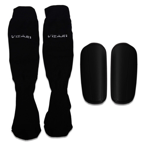 Vizari Shin Guard w/Sock Black