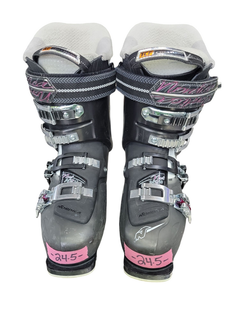 Vist Large View of Product Image Which is Used Nordica NXTN2W BOOTS 24.5MP Womens DH Ski Boot Black 245 MP - M06.5 - W07.5