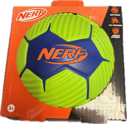 Vist Large View of Product Image Which is New Soccer BALL NERF 5" FOAM