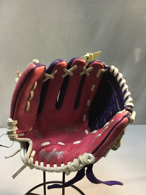 Used Rawlings HFP10PPW BB/SB Glove LH Throw Purple 10" 11490-S000257811