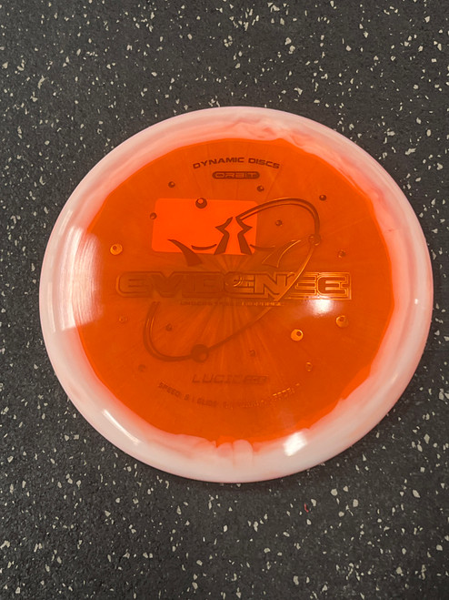 Used Dynamic Discs EVIDENCE LUCID ICE Disc Golf Mid Range Orange 11726-S000277321