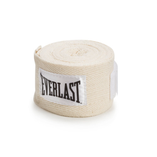Vist Large View of Product Image Which is Everlast Hand Wraps 120" White #4455P