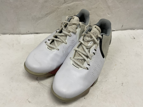 Used Under Armour Jordan Spieth 5 SL 3023727-100 Mens Golf Shoes White And Black Senior 9.5 11855-S000180495