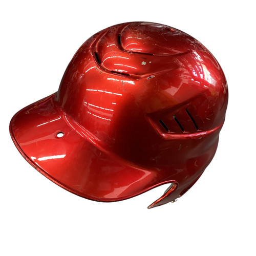 Used Rawlings YOUTH BASEBALL HELMET Batting Helmet No Mask Red One Size 11760-S000072025