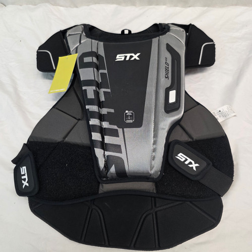 Vist Large View of Product Image Which is Used STX SHIELD 400 LAX Goalie Chest M Black MD