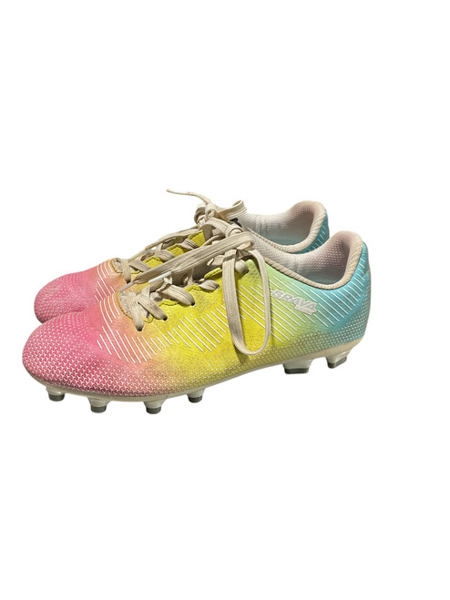 Vist Large View of Product Image Which is Used Brava Soccer Cleats Carolina Blue And Pink Junior 05 11834-S000032204