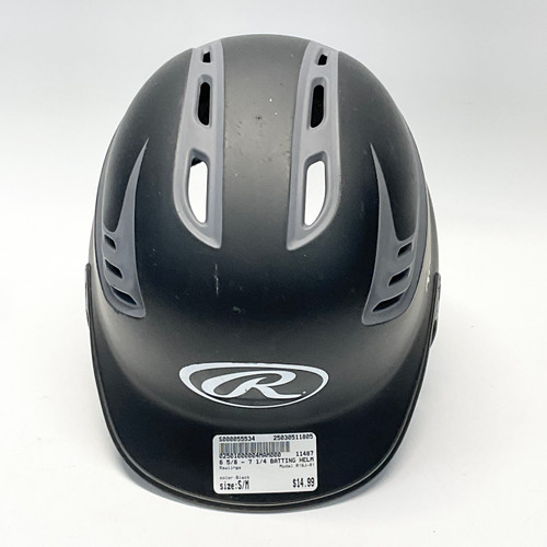Used Rawlings R16J-R1 Batting Helmet No Mask Black S/M 11805-S000055534